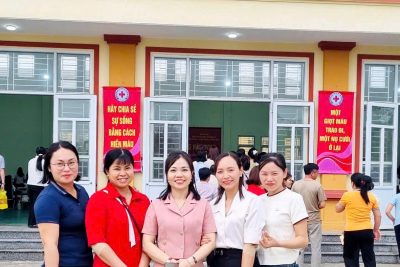 Trường mầm non Liêm Phong – Lan tỏa yêu thương từ những giọt máu hồng